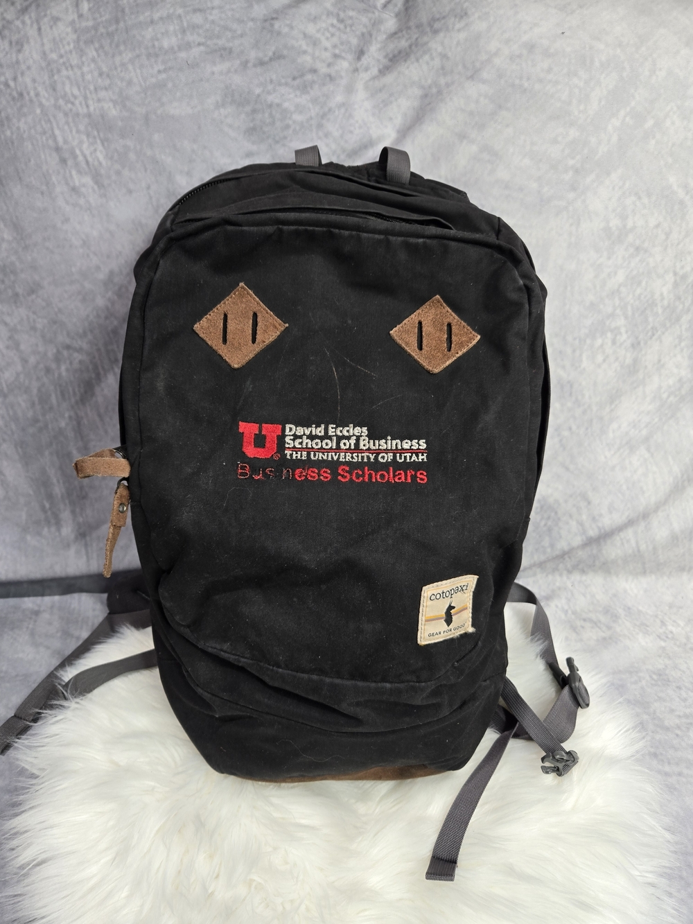 Cotopaxi Black Canvas Backpack - David Eccles School of Business
